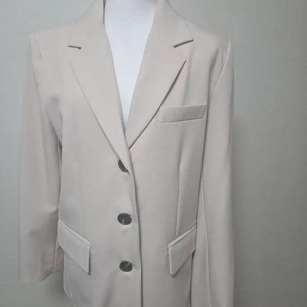 [BUNJANG] Beige Basic Jacket / 베이지색 기본 자켓