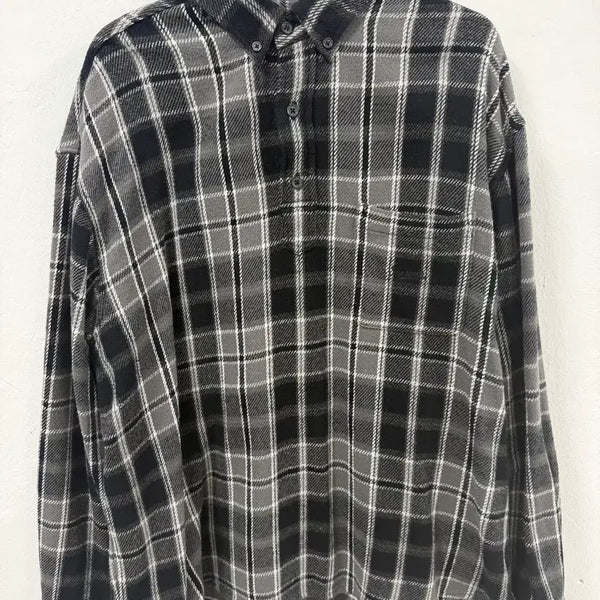 [BUNJANG] Supreme Flannel Half Checkered Shirt / 슈프림 플란넬 하프 체크셔츠