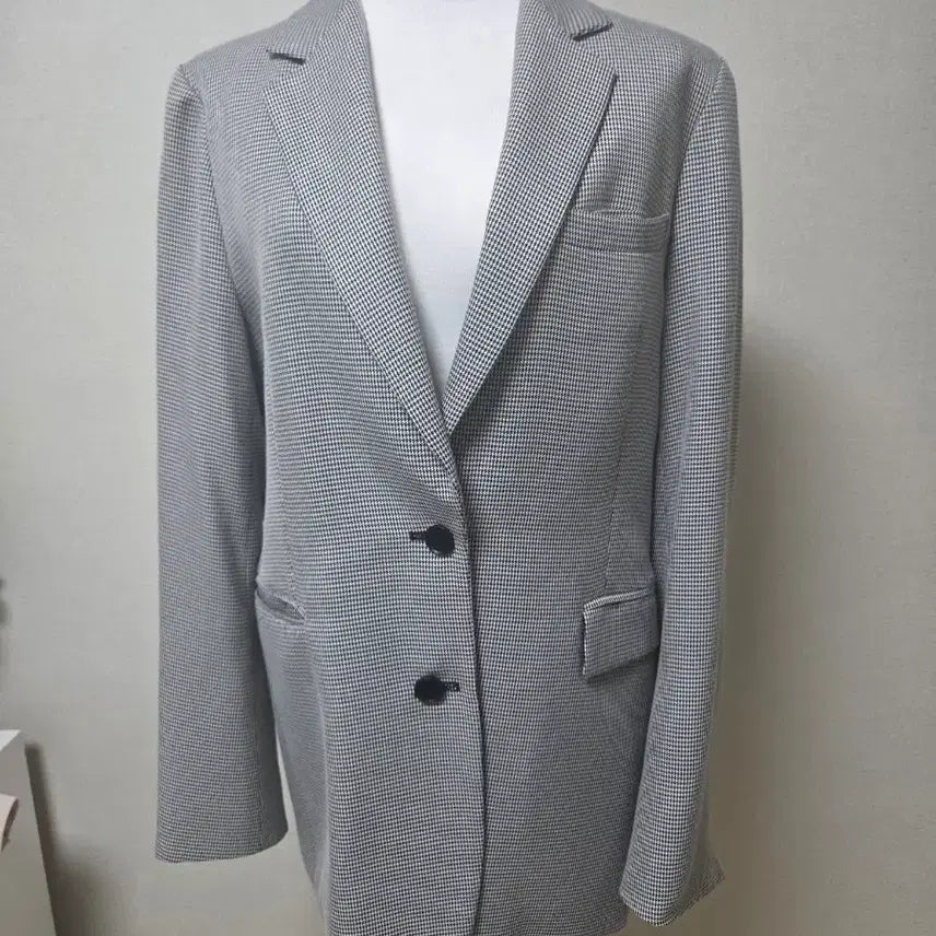 [BUNJANG] Check Pattern Single Jacket / 체크 패턴 싱글 자켓