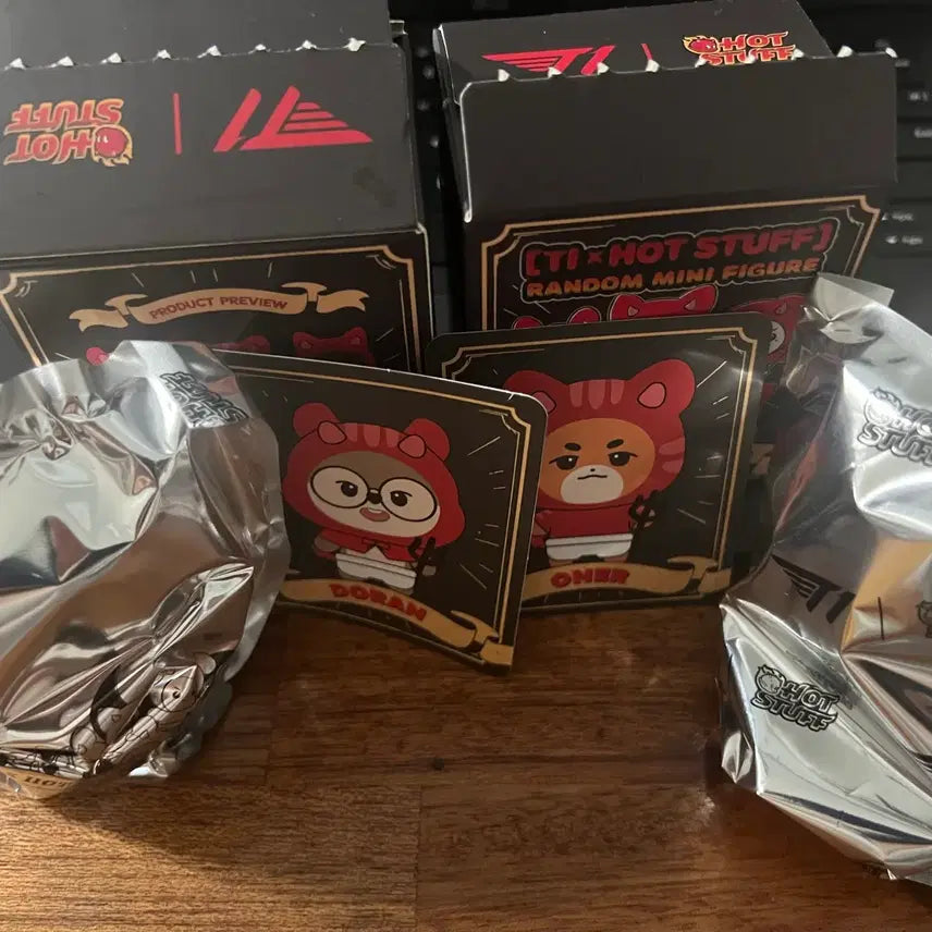 [BUNJANG] T1 x Hot Stuff Doran & Oner Figure Bundle Set / T1 x Hot stuff 피규어(도란,오너) 일괄