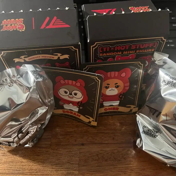 [BUNJANG] T1 x Hot Stuff Doran & Oner Figure Bundle Set / T1 x Hot stuff 피규어(도란,오너) 일괄