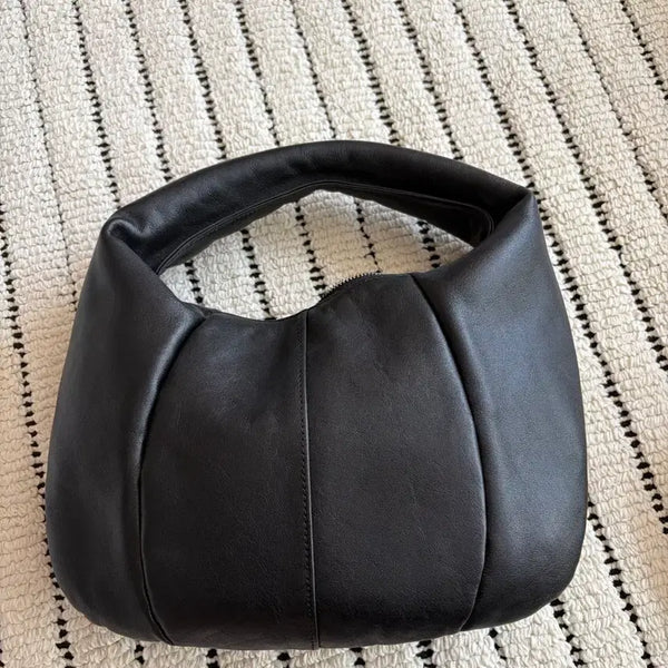 [BUNJANG] Auro Pumpkin Bag Black Tote / 아우로 펌킨백 블랙(토트)