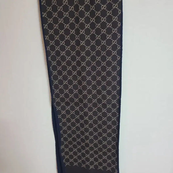 [BUNJANG] Gucci GG Reversible Muffler Wool Silk Blend / 구찌 GG 양면 머플러