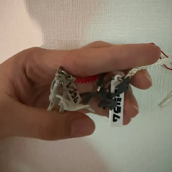 [BUNJANG] Reshiram Zekrom Keychain Gacha Bundle Set / 포켓몬 레시라무 제크로무 키링 가챠 고전 일괄