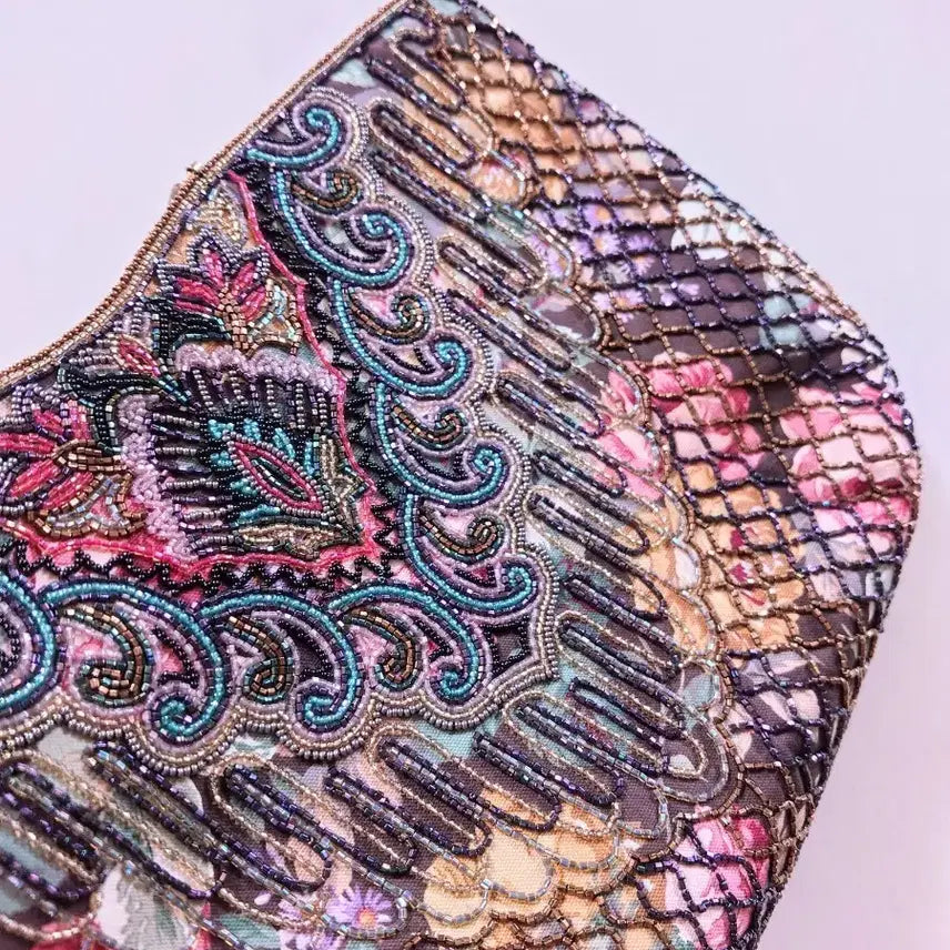 [BUNJANG] French Beaded Tote Bag / 프랑스 비즈 토트백