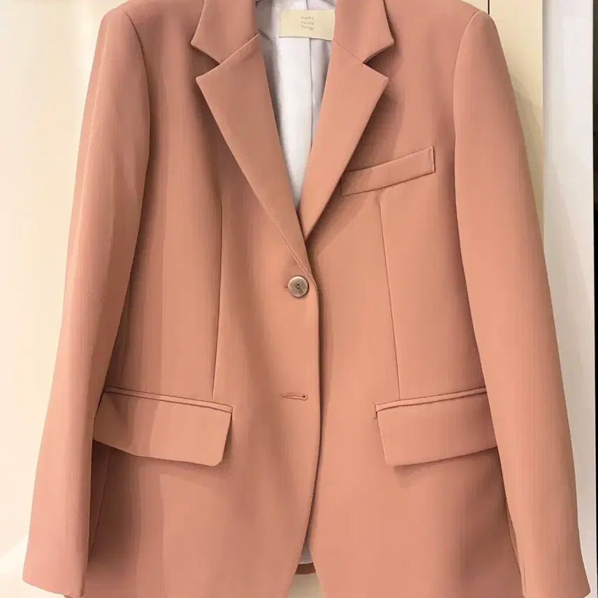 [BUNJANG] Women's Beige Pink Jacket / 베이지핑크 여성 자켓
