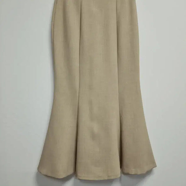 [BUNJANG] Eeyou Beige Mermaid Long Skirt / eeyou 베이지 머메이드 스커트