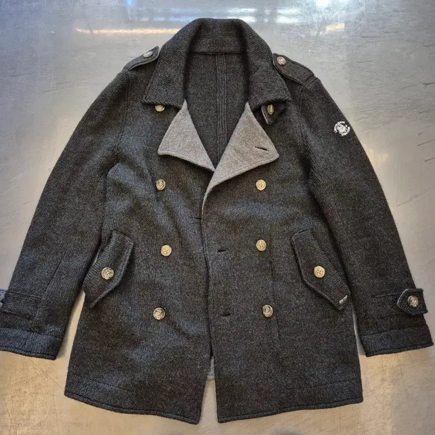 [BUNJANG] SINAKOVA Mare Wool Knit Peacoat / L>시나코바 루포 디 마레 울 니트 피코트