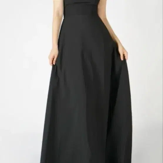 [BUNJANG] Off-Shoulder Black Wedding Dress / 웨딩촬영 오프숄더 블랙 드레스
