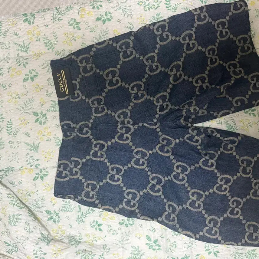 [BUNJANG] Gucci GG Pattern Denim Pants / 구찌 GG 패턴 데님 바지