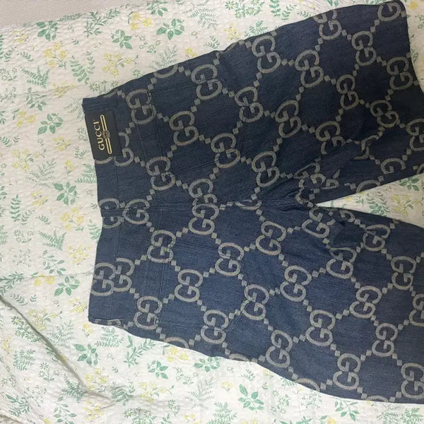 [BUNJANG] Gucci GG Pattern Denim Pants / 구찌 GG 패턴 데님 바지