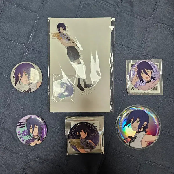 [BUNJANG] Chainsaw Man Rizz Acrylic Stand & Can Badge Bundle Set / 체인소맨 레제 아크릴 스탠드, 캔뱃지 일괄
