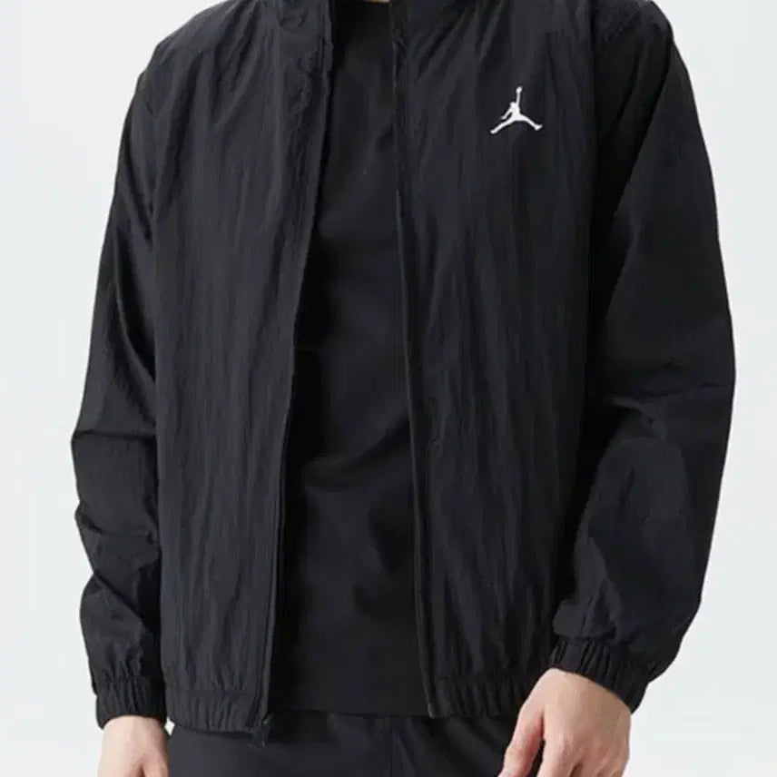 [BUNJANG] Nike Jordan Essentials Woven Jacket Black / 조던 에센셜 우븐 재킷 바람막이 블랙