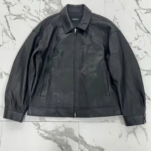 [BUNJANG] Dope Jason Lambskin Single Blouson Leather Jacket / 도프제이슨 램스킨 싱글 블루종 가죽자켓