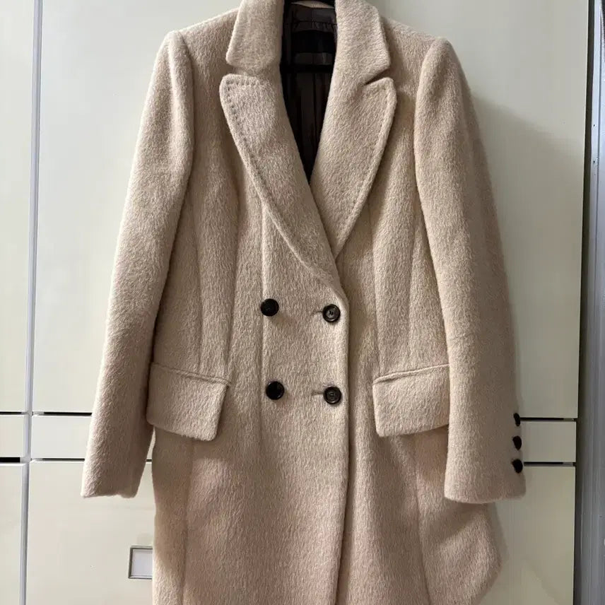 [BUNJANG] System Alpaca Coat Beige / 한섬/시스템 알파카 코트 / 상태좋음/정가 825,000