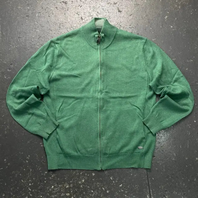 [BUNJANG] 105 Henry Cotton's Knit Zip-Up / 105 헨리코튼 니트 집업