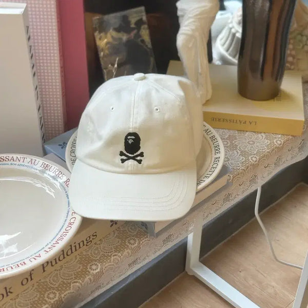 [BUNJANG] BAPE Pirate White Ball Cap / 베이프 파이레트 화이트 볼캡(인기 색상!!)