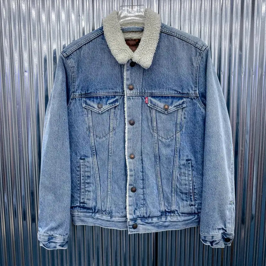 [BUNJANG] Levi's Big E Denim Sherpa Jacket (Size M) / 리바이스 빅E 데님 쉐르파 자켓 (국내 M) DA885
