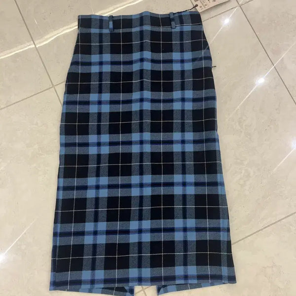 [BUNJANG] ZARA Midi Skirt Check Pattern New / 자라 치마 새상품