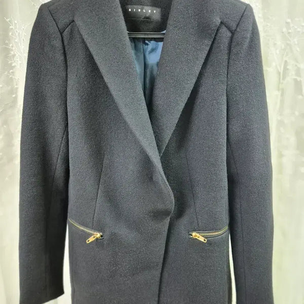[BUNJANG] Sisley Wool Blend Tailored Long Jacket / SISLEY 시슬리 정품/울 블랜드 테일러드 자켓