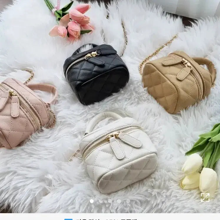 [BUNJANG] Obdam Cube Bag Chain Mini Square Bag / 에이블리 오브담 큐브백 체인 미니 스퀘어백 크로스백 퀼팅백