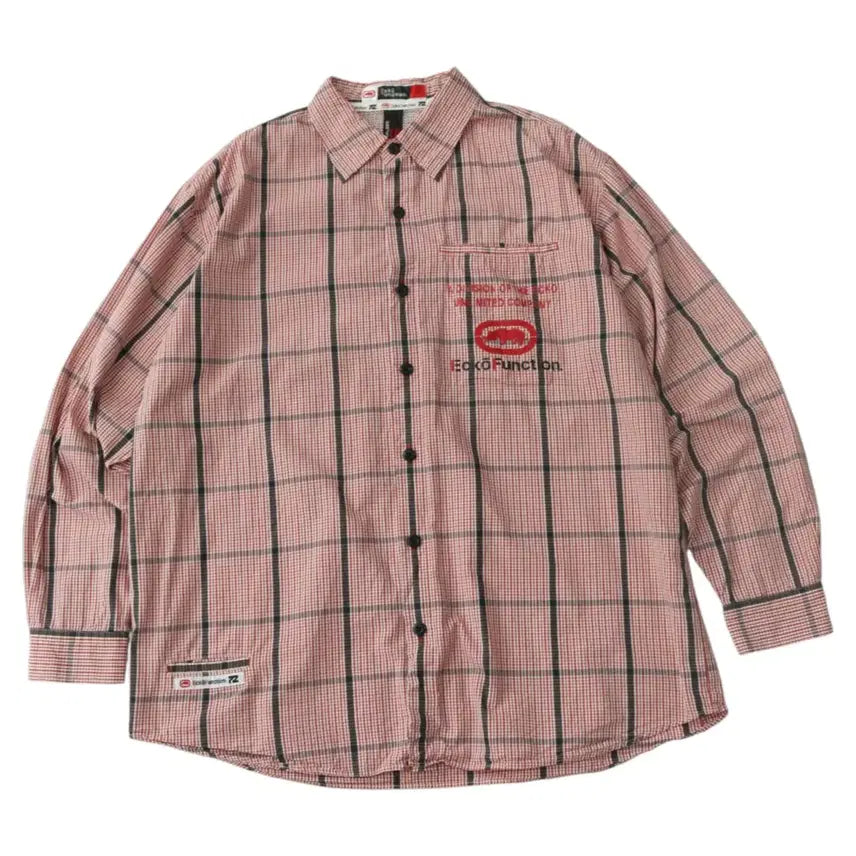 [BUNJANG] Ecko Function Vintage Old School Check Shirt (L) / 에코 펑션 빈티지 올드스쿨 체크 셔츠 (L)
