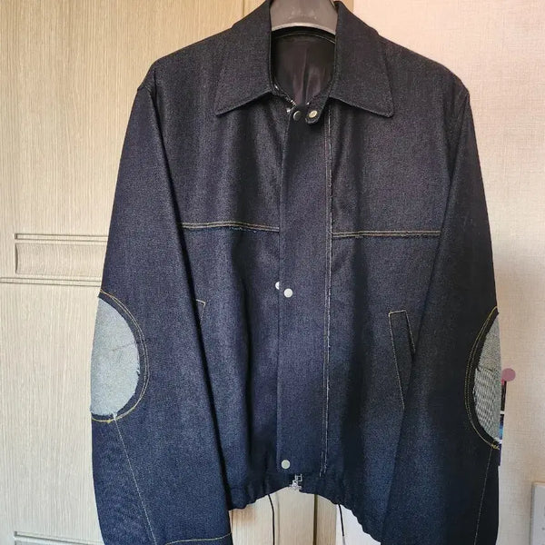 [BUNJANG] Typing Mistake Denim Blouson New Arrival / 타이핑미스테이크 데님 블루종 새상품