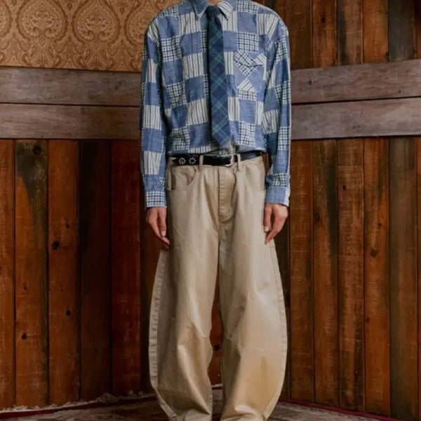 [BUNJANG] Penfield Madras Patchwork Shirt Size S New / 펜필드 마드라스 패치워크 셔츠 S사이즈 새상품
