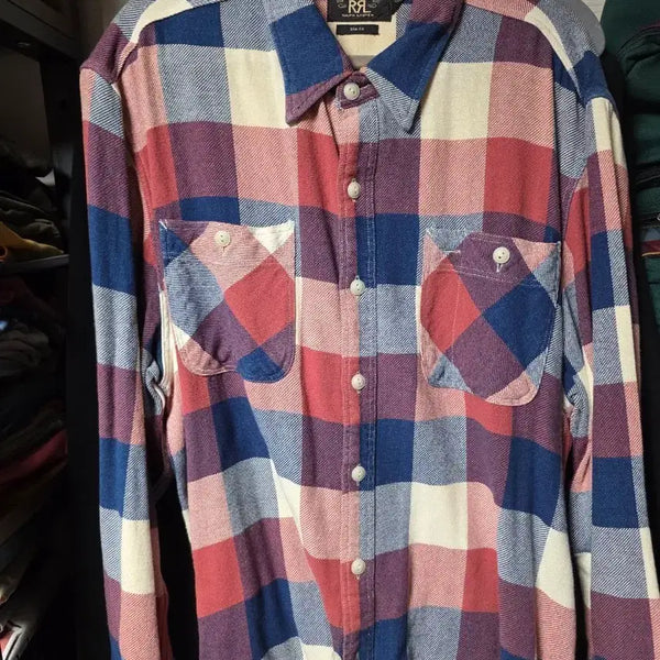 [BUNJANG] RRL Plaid Shirt / 더블알엘 체크셔츠