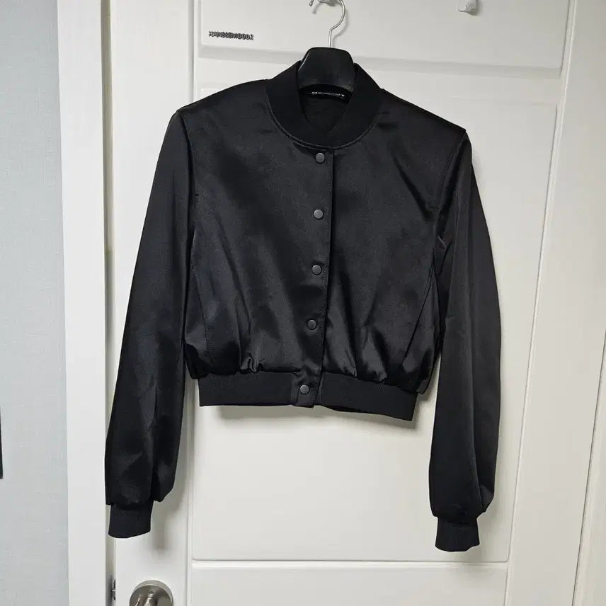 [BUNJANG] Zara Women's Satin Bomber Jacket / [민트급] 자라 여성 새틴 봄버