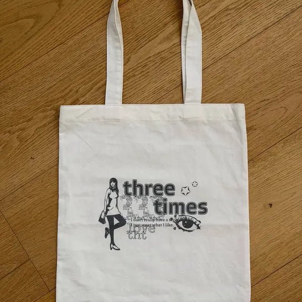 [BUNJANG] 3Times Canvas Bag / 쓰리타임즈 캔버스백 가방