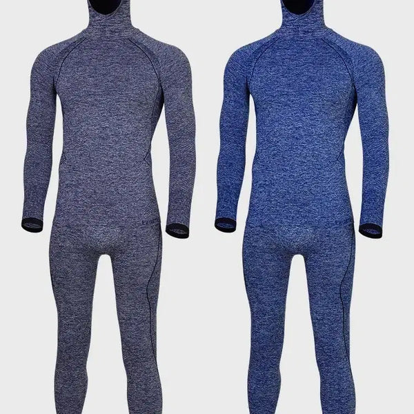 [BUNJANG] Korean-Made TRI Winter Hooded Base Layer Set - New / 새제품 국산 트라이 겨울용 남자 상하의 1세트 후드일체형