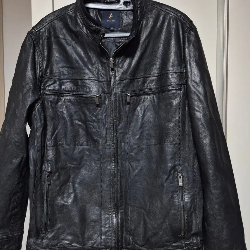 [BUNJANG] Olleen Genuine Leather Jacket Size 105 / 올젠 정품 가죽자켓 105사이즈 판매합니다