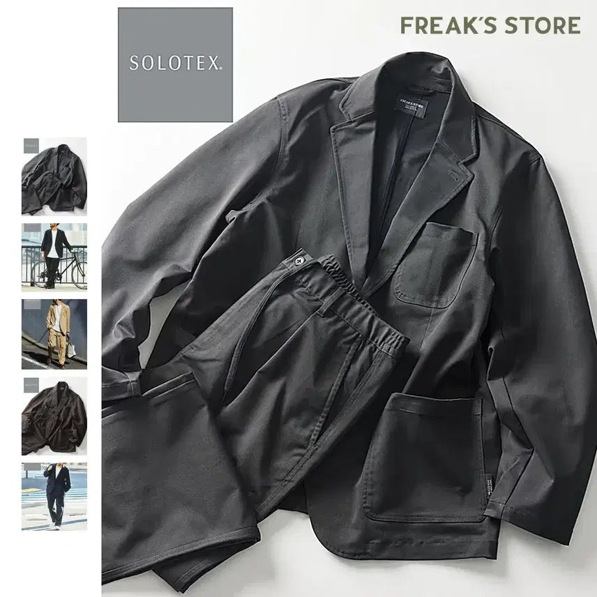 [BUNJANG] FREAK'S STORE Solotex Relax Fit 2-Button Jacket Setup / 프릭스 솔로텍스 릴렉스핏 2버튼 자켓 세트업