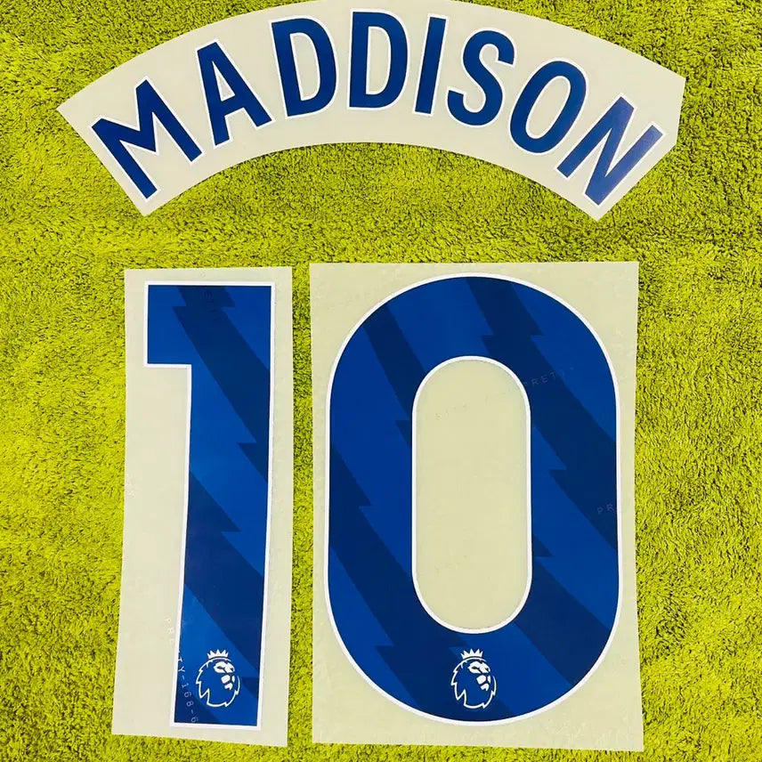 [BUNJANG] 23-27 Tottenham Maddison League Jersey Name Set EPL / 23-27 토트넘 매디슨 리그 유니폼 마킹 네임셋 EPL 축구