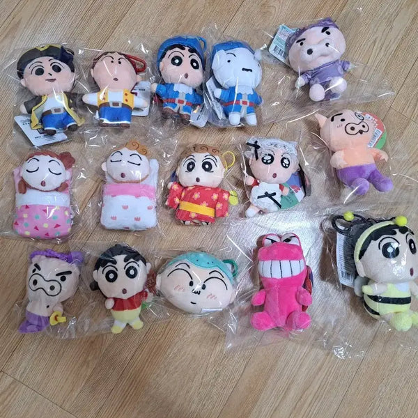 [BUNJANG] Crayon Shin-chan Doll Keychain Bundle Set / (일괄) 짱구는못말려 인형 키링
