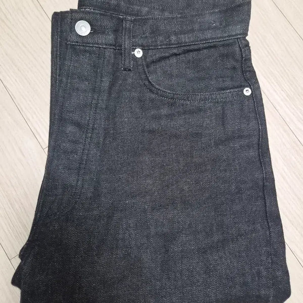 [BUNJANG] Wouldbetter Regular Straight Black Indigo Size 1 Jeans / wouldbe 레귤러스트레이트 블랙인디고 1사이즈