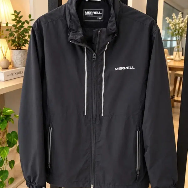 [BUNJANG] Merrell Zip-Up Jacket Black / 메렐  집업 자켓 블랙