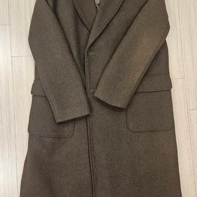 [BUNJANG] Brown Double Coat (Size 100) / 브라운 더블 코트 (100)