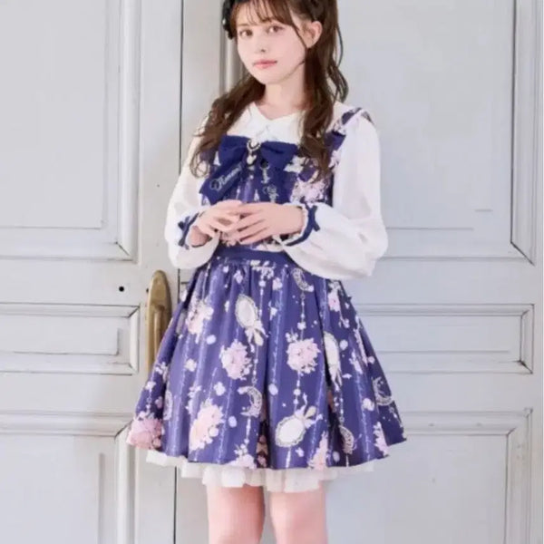 [BUNJANG] LIZLISA Navy Setup Dress / 급전) 리즈리사 쥬얼리 네이비 셋업 드레스 원피스 정품 양지뢰 지뢰계