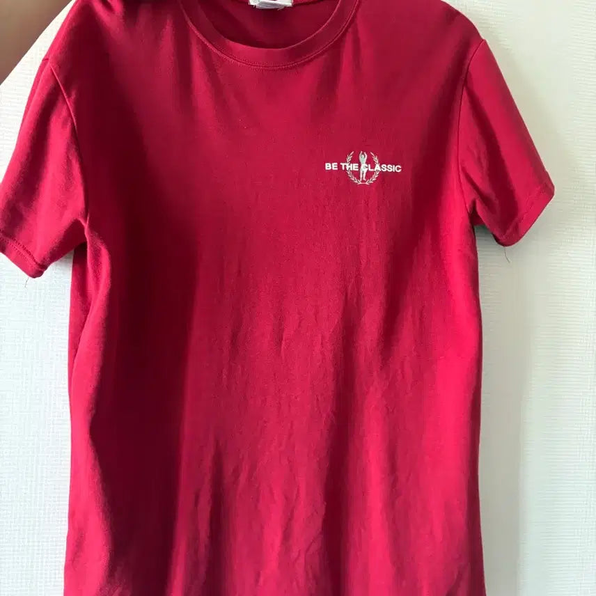 [BUNJANG] BE THE CLASSIC Red Short Sleeve T-Shirt / 양경필 반팔 티셔츠 레드