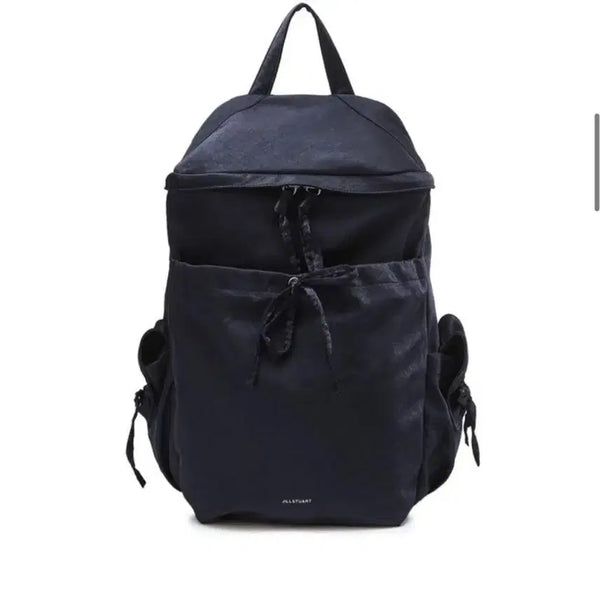 [BUNJANG] JILLSTUART Bow Bag Satin Navy Ballet Mood Backpack / 질스튜어트 보우백 샤틴 네이비 발레무드 백팩