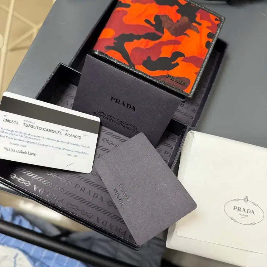 [BUNJANG] Prada Saffiano Camouflage Wallet / 정품)프라다 사피아노 카모플라쥬 지갑