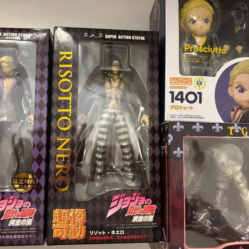 [BUNJANG] JoJo's Bizarre Adventure Prosciutto & Risotto Action Statue Figures / 죠죠의 기묘한 모험 피규어