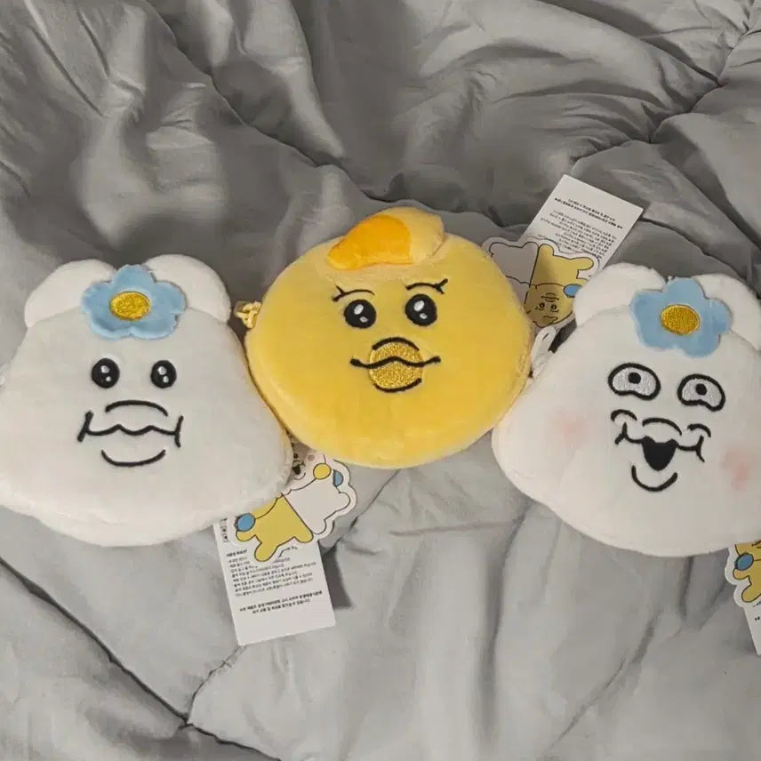 [BUNJANG] Onpo Cham Kimimaru Face Pouch Bundle Set / 음뽀챠무 키미마루 페이스파우치 세개 일괄