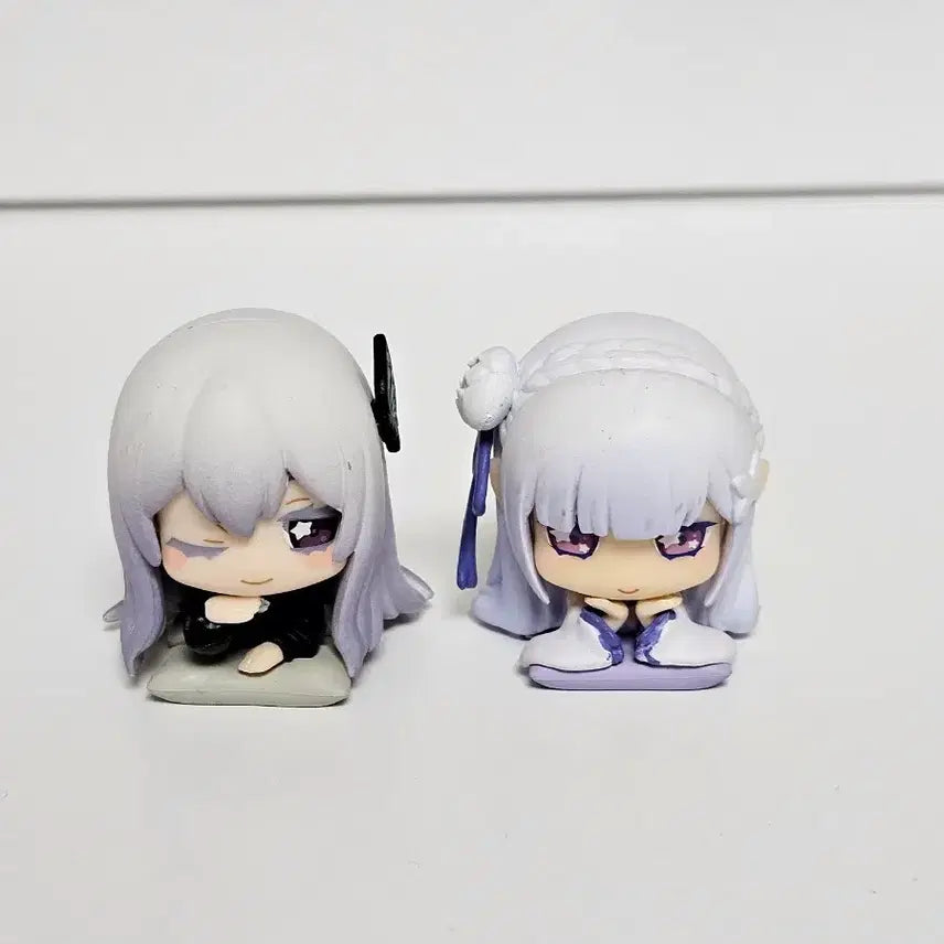 [BUNJANG] Re:Zero Emilia & Echidna Onemutan Gacha Bundle Set / (일괄) 리제로 에밀리아 에키드나 오네무탄 가챠