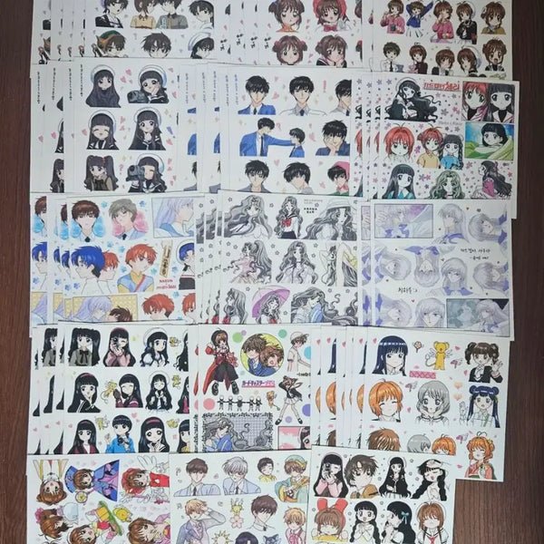 [BUNJANG] Cardcaptor Sakura Anime Sticker Pack / 카드캡터체리 카드캡터사쿠라 카캡체 카캡사 애니 인믹 인스 다꾸 스티커 띵 처분