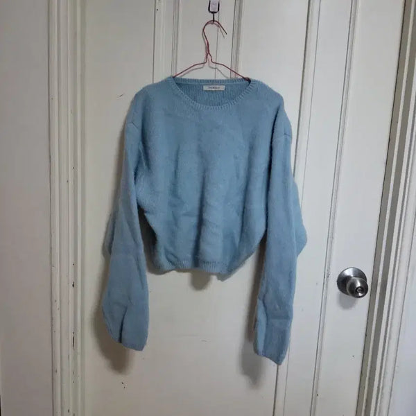 [BUNJANG] Light Sky Blue Knit Sweater Size 55 / 연한 하늘색 니트 55