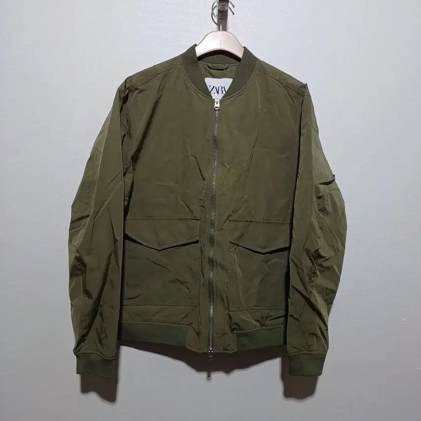 [BUNJANG] ZARA Men's Bomber Jacket L / ZARA자라 남성 항공 점퍼 L (26A2528)