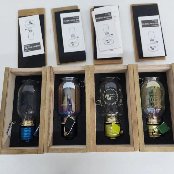 [BUNJANG] Minimal Works Edison Lantern Set (4 Lanterns) / 미니멀웍스 에디슨 랜턴 4개. 구성품 세트